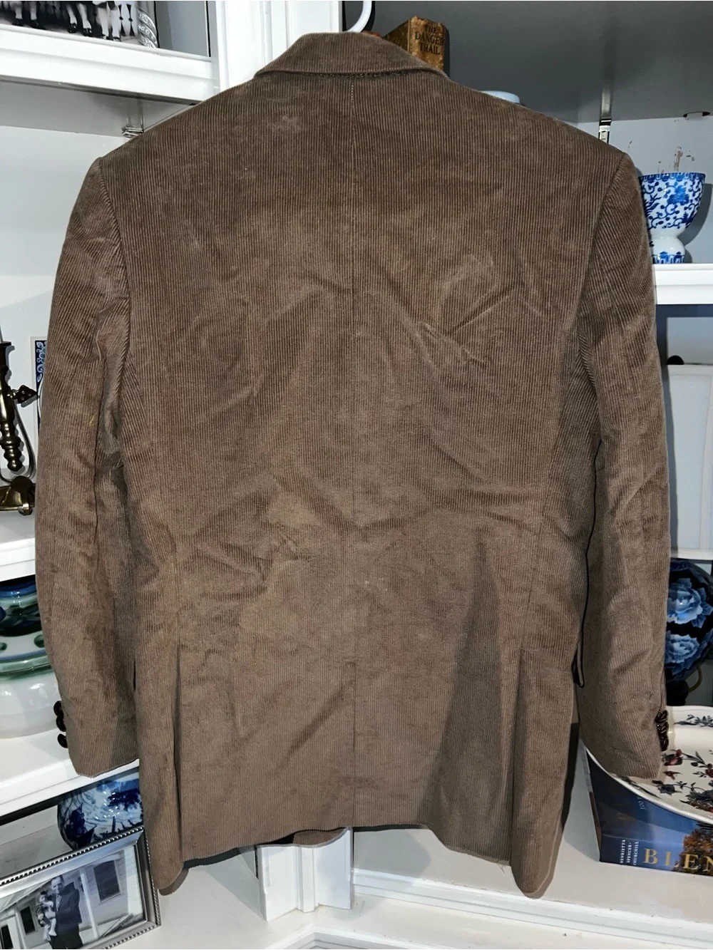 Boys Lauren Ralph Lauren Brown Corduroy Blazer - Classic Tailored Jacket